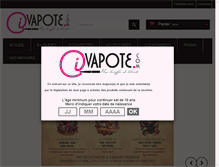 Tablet Screenshot of ivapote.com